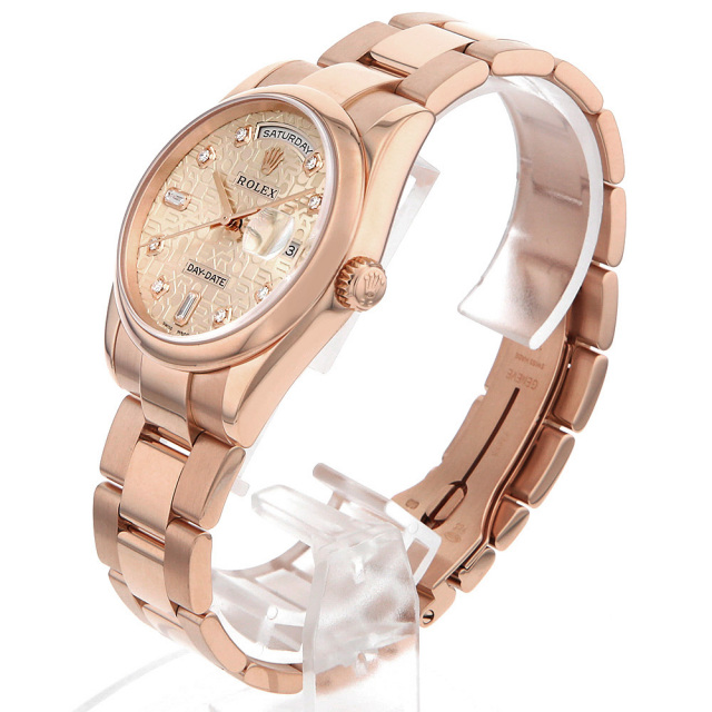 118205A ピンク ROLEX（ロレックス）デイデイト 8Pラウンド 2P