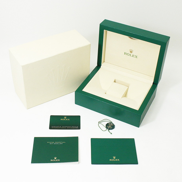 336935 チョコレートブラウン ROLEX（ロレックス）スカイドゥエラー