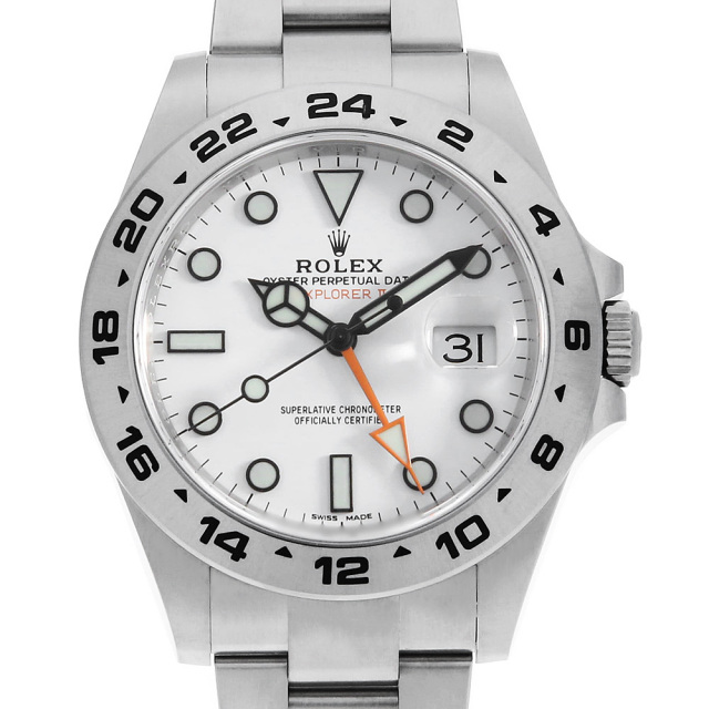 216570 ホワイト ROLEX（ロレックス）エクスプローラーII 中古 | 東京 