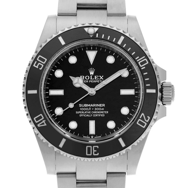 124060 ブラック ROLEX（ロレックス）サブマリーナ ノンデイト 中古 