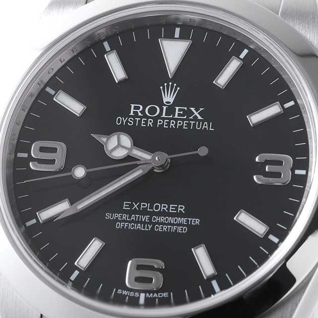 214270 ブラック ROLEX（ロレックス）エクスプローラーI 前期型  