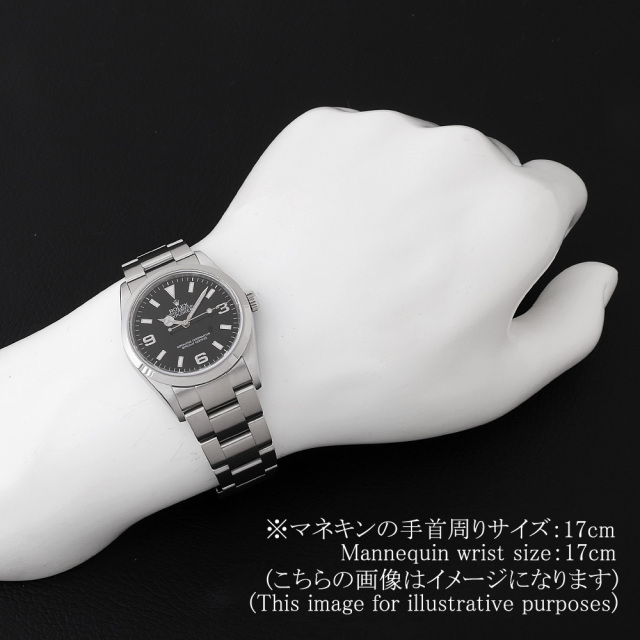 誠実 114270 中古 ROLEX（ロレックス）エクスプローラーI ブラック 工芸品
