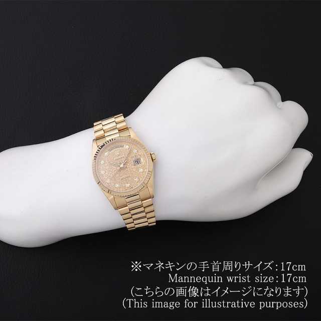 18238G シャンパン ROLEX（ロレックス）デイデイト 10Pダイヤ 中古