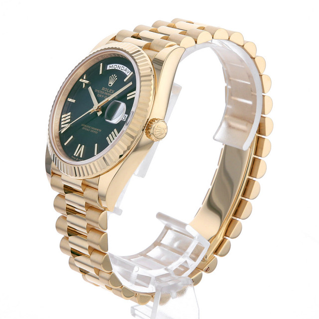 228238 グリーンオンブレ ROLEX（ロレックス）デイデイト40 中古