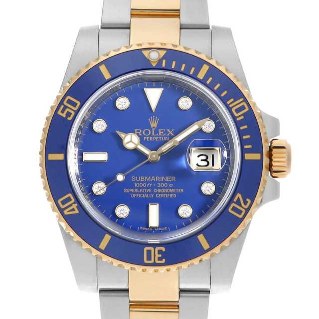 116613GLB ブルー ROLEX（ロレックス）サブマリーナ デイト 8Pダイヤ 