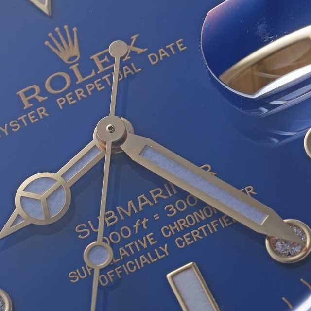 ブルーサブマリーナ ROLEX（ロレックス） サブマリーナ デイト ブルー文字盤 WG
