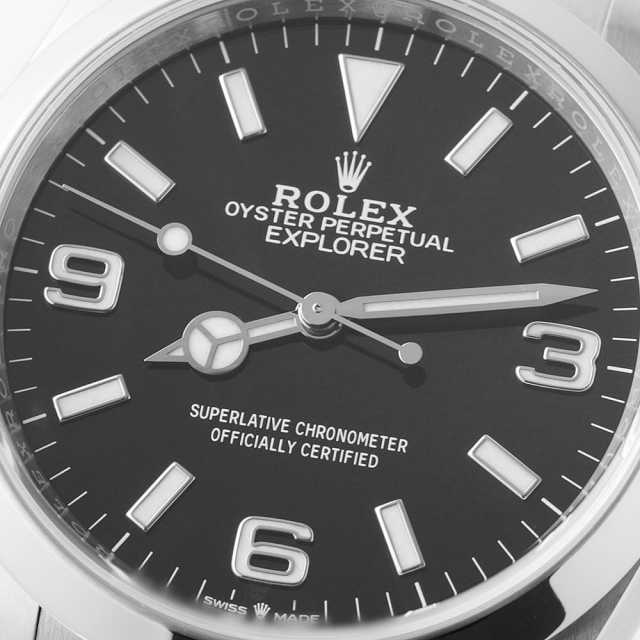 124270 ブラック ROLEX（ロレックス）エクスプローラーI 中古