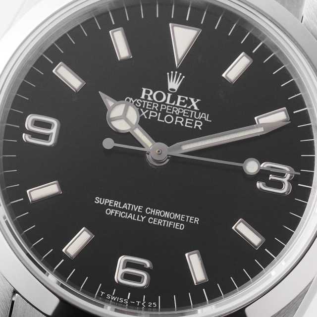 Rolex Explorer 14270 Stainless steel Black 1996 Japan