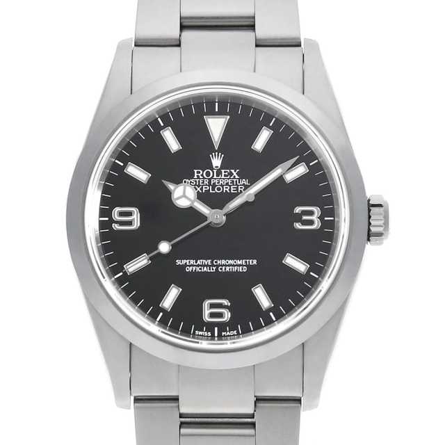 人気 ブランド 服をチェック - 最新トレンドファッション 114270 ブラック 中古 ROLEX（ロレックス）エクスプローラーI 工芸品