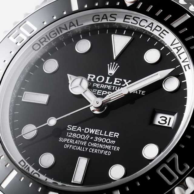 136660 ブラック ROLEX（ロレックス）ディープシー SEA-DWELLER