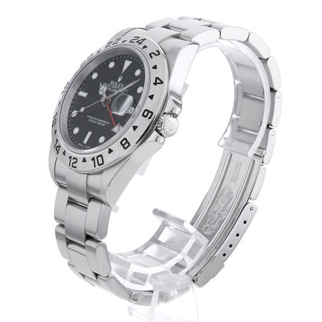 16570 ブラック ROLEX（ロレックス）エクスプローラーII 中古
