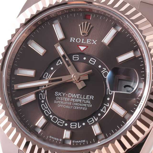 ロレックス スカイドゥエラー チョコレートブラウン ランダム番 326235 チョコレートブラウン ROLEX（ロレックス）スカイドゥ