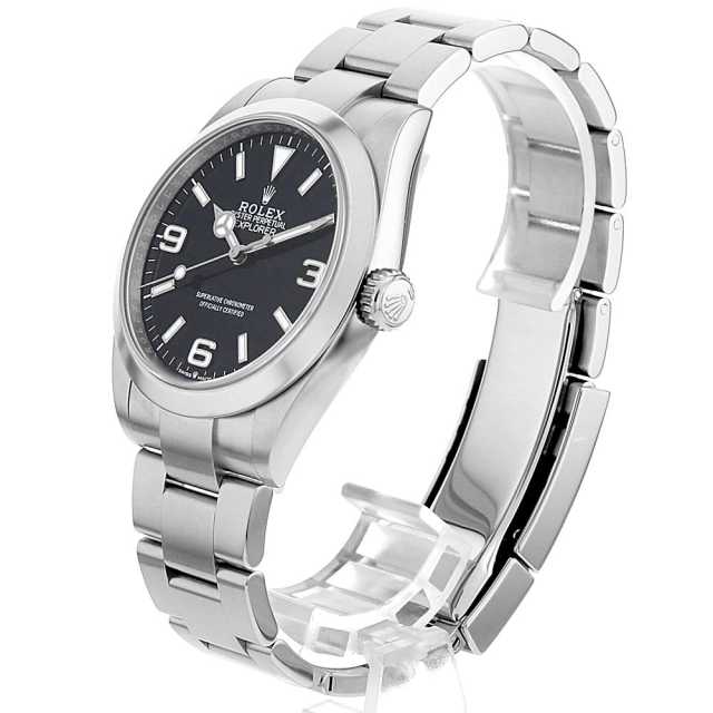 中古 美品 レンツ α-8 224270 ブラック ROLEX（ロレックス）エクスプローラー40 中古