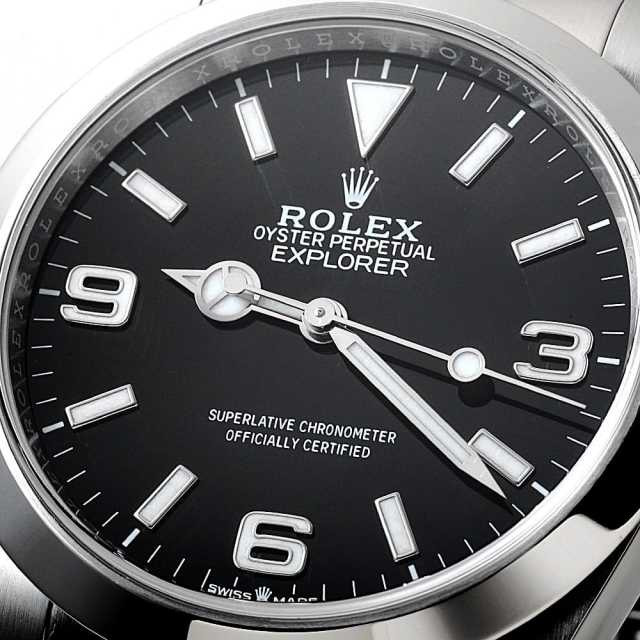 中古 美品 レンツ α-8 224270 ブラック ROLEX（ロレックス）エクスプローラー40 中古