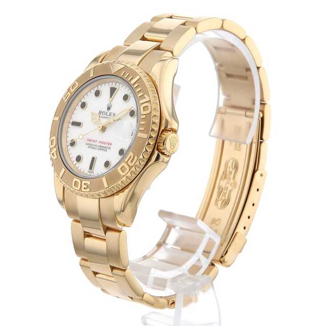 ホワイト・ハーツビーズ&シェブロン柄 68628 ホワイト ROLEX（ロレックス）ヨットマスター 中古 | 東京・大阪