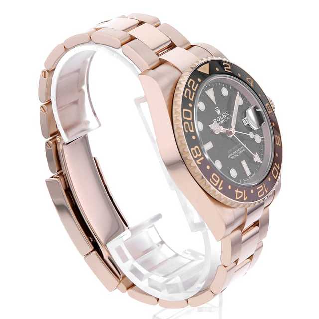 ヂェミナイ・エルフ ロレックス GMTマスター Ⅱ 18 ct エバーローズゴールド、M126715CHNR-0002