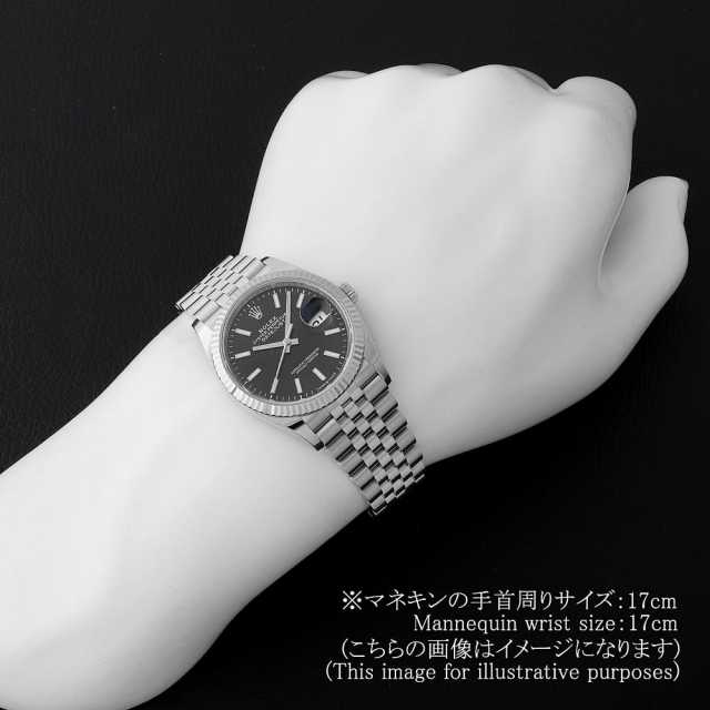 BOSS ユニセックス 時計 ホワイト/ブラック 126234 ブラック ROLEX（ロレックス）デイトジャスト36 中古