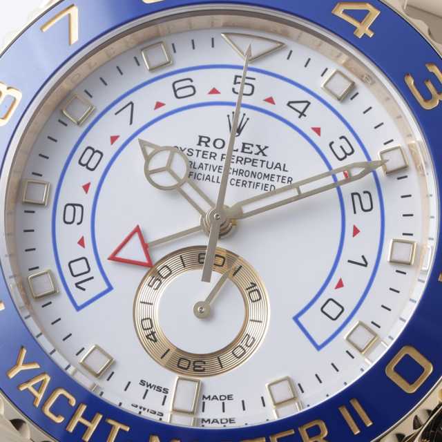 116688 ホワイト ROLEX（ロレックス）ヨットマスターII 新型ベンツ針
