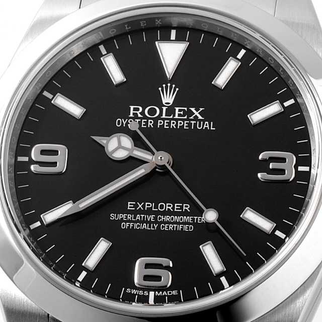 214270 ブラック ROLEX（ロレックス）エクスプローラーI 前期型