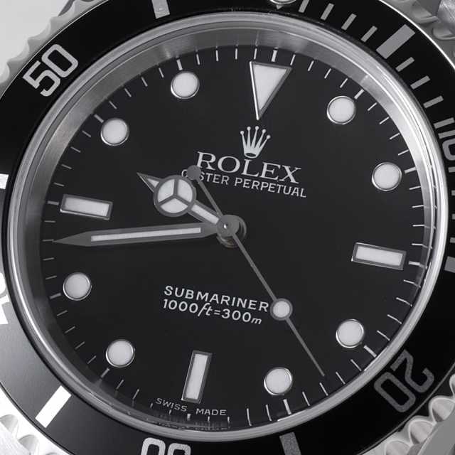14060 ブラック ROLEX（ロレックス）サブマリーナ ノンデイト 中古