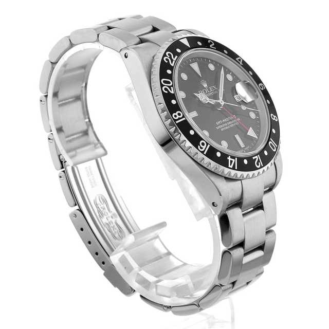 16710 ブラック ROLEX（ロレックス）GMTマスターII 黒ベゼル 中古