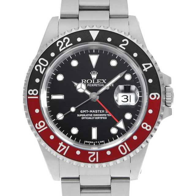 16710 ブラック ROLEX（ロレックス）GMTマスターII 赤黒ベゼル 中古