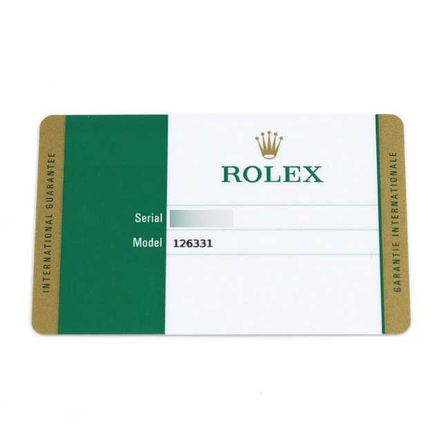 ロレックス デイトジャスト 126331G メンズ 中古
