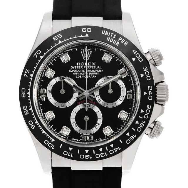 コスモグラフ デイトナ 116519LN [8Pダイヤ ブラックラバーベルト