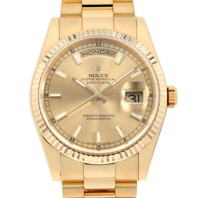 118238 シャンパン ROLEX（ロレックス）デイデイト 中古 | 東京・大阪