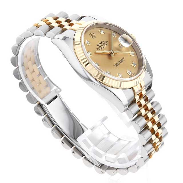116233G シャンパン ROLEX（ロレックス）デイトジャスト 10Pダイヤ