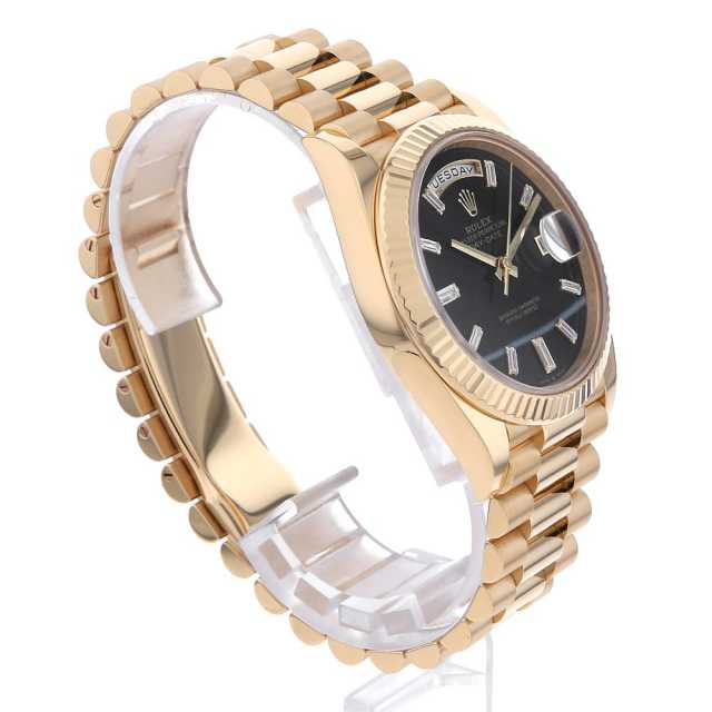 228238A オニキス ROLEX（ロレックス）デイデイト40 10Pバゲットダイヤ