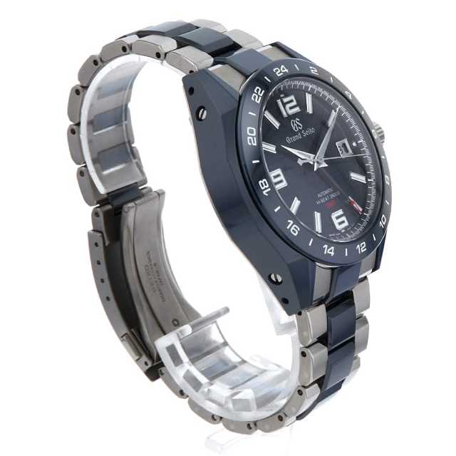 グランドセイコー スポーツコレクション メカニカルハイビート GMT ブルーセラミックス SBGJ233 中古 メンズ