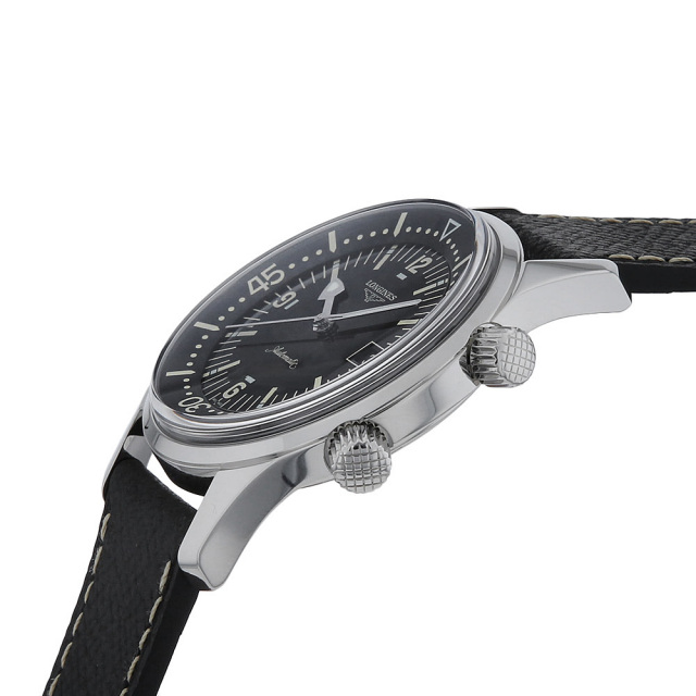 L3.674.4.50.0 ブラック LONGINES（ロンジン）レジェンドダイバー  