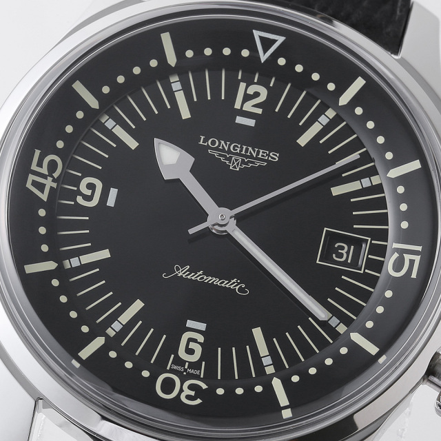 L3.674.4.50.0 ブラック LONGINES（ロンジン）レジェンドダイバー  