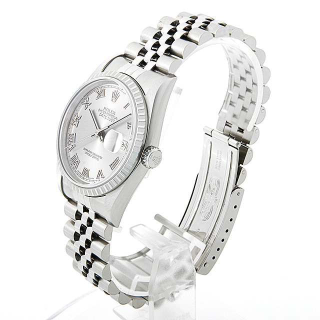 16220 ROLEX（ロレックス） デイトジャスト グレー/ローマ/5列