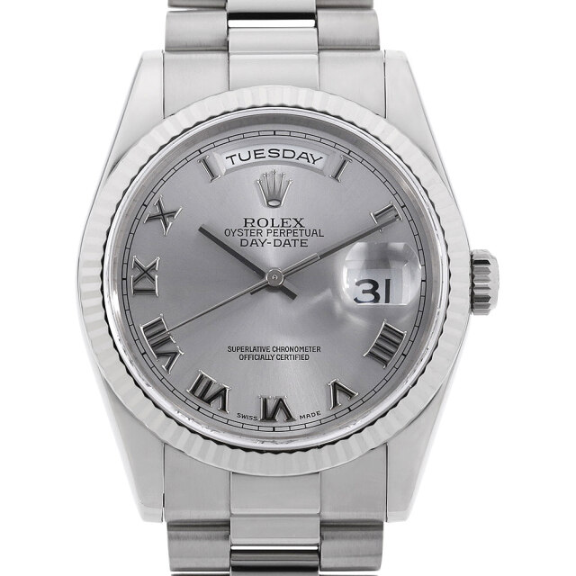 118239 ROLEX(ロレックス) デイデイト グレー/ローマ 中古 | 東京 118239 ROLEX(ロレックス) デイデイト グレー/ローマ 中古 | 東京