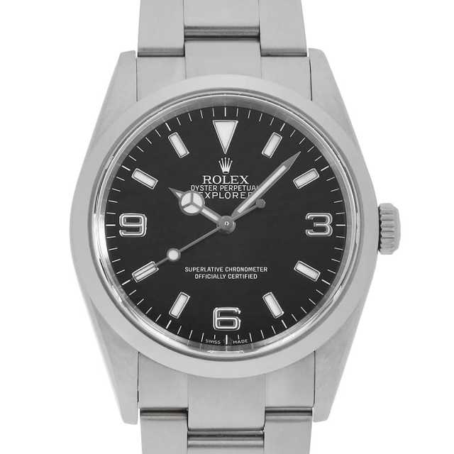 114270 ブラック ROLEX（ロレックス）エクスプローラーI 中古