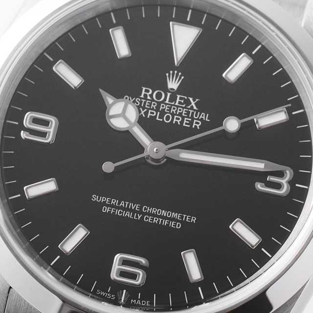 114270 ブラック ROLEX（ロレックス）エクスプローラーI 中古
