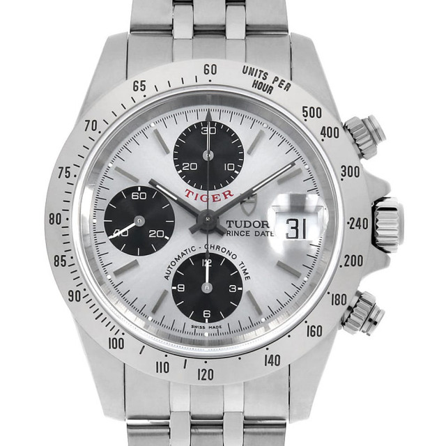 79280 シルバー×ブラック TUDOR（チューダー）クロノタイム タイガー