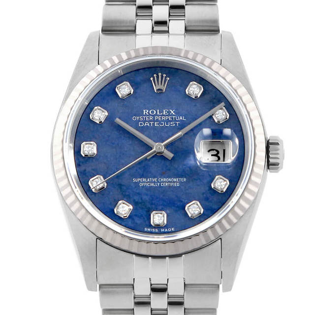 16234G SODA ソーダライト ROLEX（ロレックス）デイトジャスト 10P 