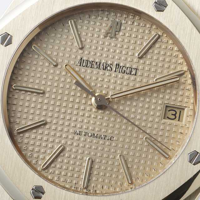 オーデマピゲ　ロイヤルオーク　カフリンクス　AUDEMARS PIGUET オーデマピゲ カフス シルバー×ブルー ステンレス 未使用品