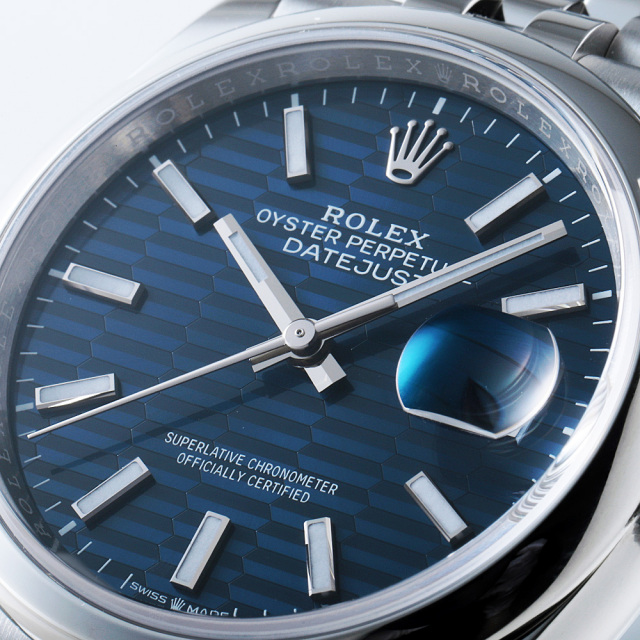 126200 ブルー ROLEX（ロレックス）デイトジャスト36 中古