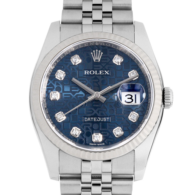 116234G ブルー彫りコンピューター ROLEX（ロレックス