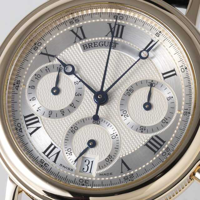 3460BA/12/996 シルバー Breguet（ブレゲ）マリーン クロノグラフ 中古