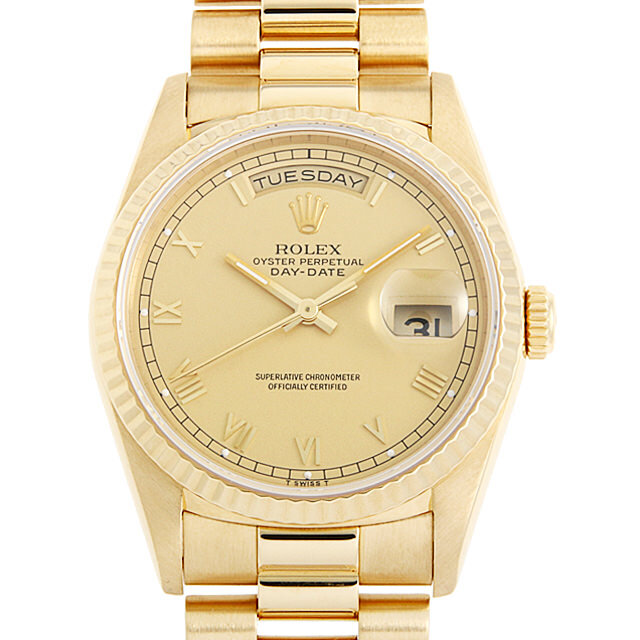 プリンプトンL2 18238A レッド ROLEX（ロレックス）デイデイト 8Pダイヤ 2P