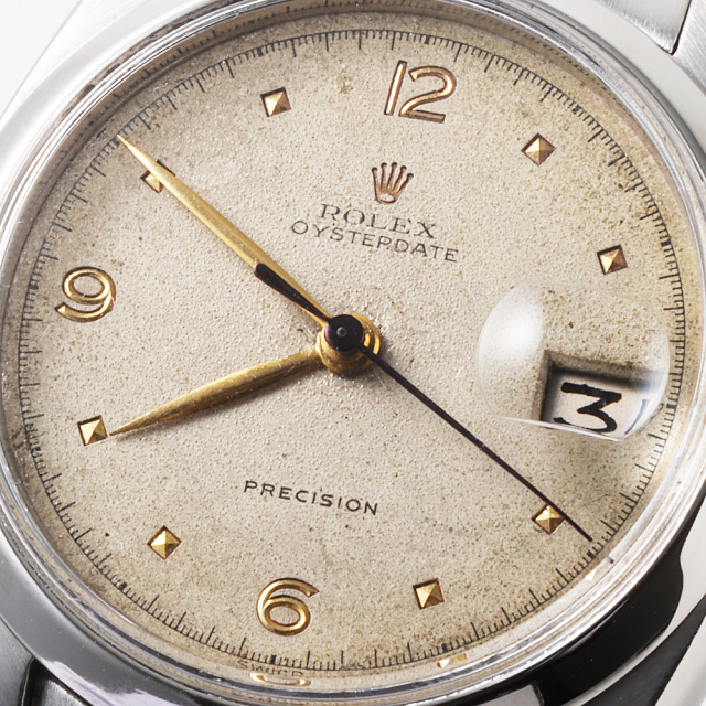 6494 アイボリー ROLEX（ロレックス）オイスターデイト アンティーク  