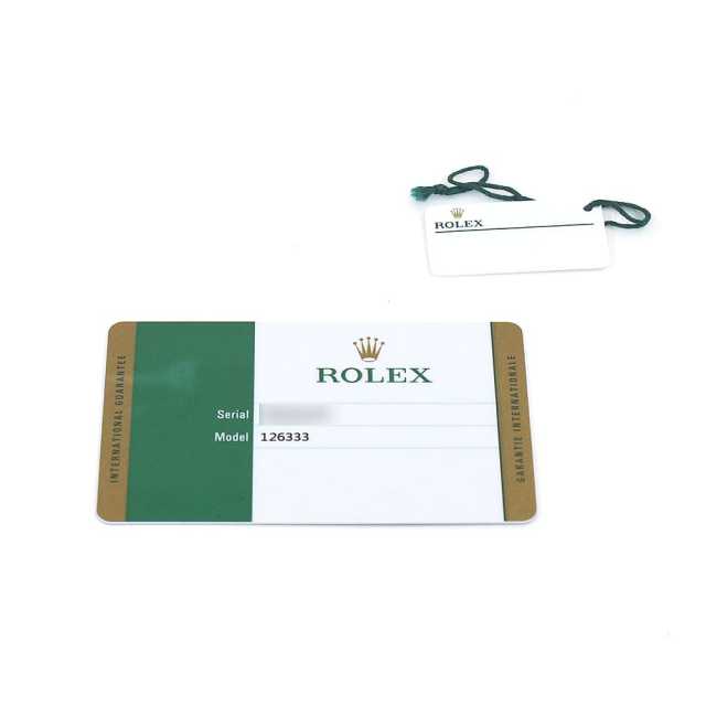 劳力士日志型126333NG 男子二手商品