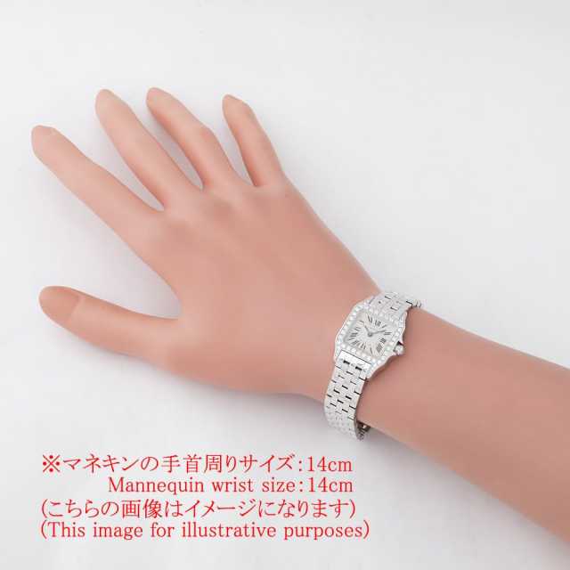 WF9003Y8 アイボリー Cartier（カルティエ）サントス ドゥモワゼル SM