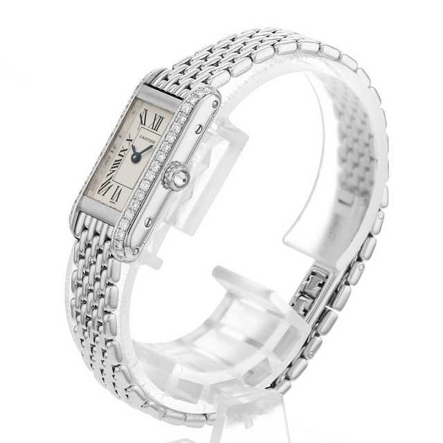 WB3016U3 シルバー Cartier（カルティエ）タンクアロンジェ サイド