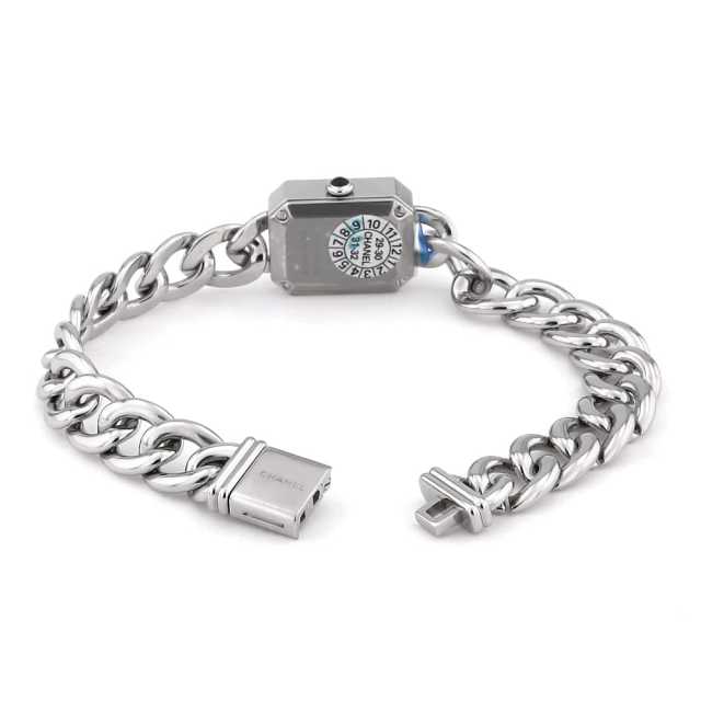 H7019 ブラック CHANEL（シャネル）プルミエール メタル チェーン 中古